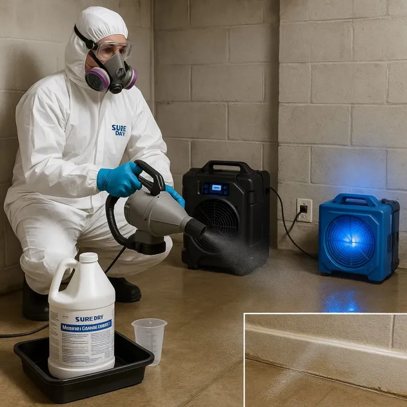 Sanitization and Odor Removal process in Coburg, OR